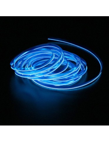 3m El Wire led Cable Lights Glowing Rope Lights for Parties Halloween Christmas DIY decoration with small USB inverter